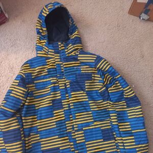 Columbia Rain Jacket/Windbreaker- Kids XL 18-20 Omnitech Waterproof EUC